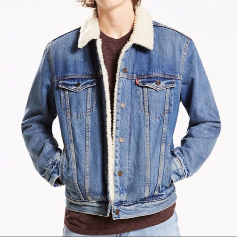 levi’s sherpa trucker jacket
